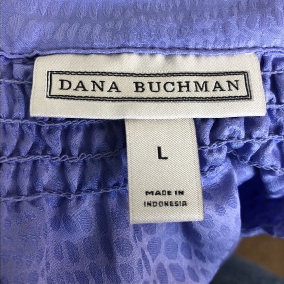 Dana Buchman Lavender 3/4 Length Sleeve Blouse - Size Large - Picture 7 of 8